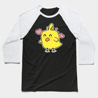 Cute Chicken Drawing Baseball T-Shirt